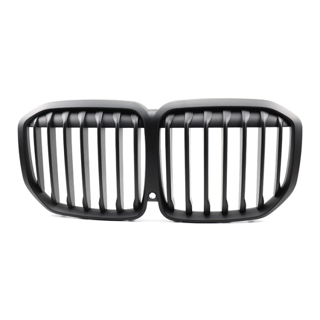 Automotive Gloss Black Single Slat Front Bumper Mesh Guard Grille Car Front Grille for BMW Series X7 G07 2019,www.hongyangcorp.com,Automotive Gloss Black Single Slat Front Bumper Mesh Guard Grille Car Front Grille for BMW Series X7 G07 2019