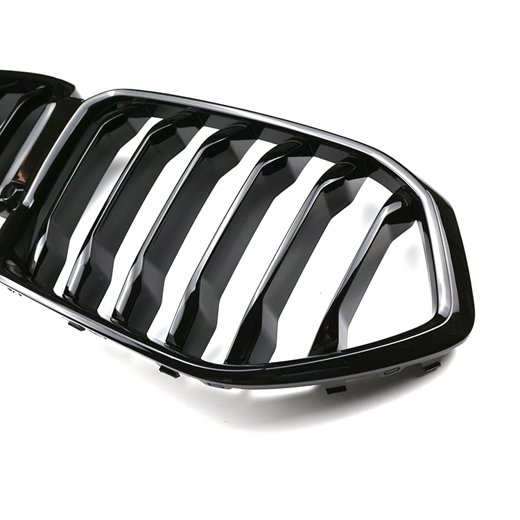 Car Exterior Accessories Car Front Grille Single Line Gloss Black Bumper Grille for BMW X6 Series G06 2020,www.hongyangcorp.com,Car Exterior Accessories Car Front Grille Single Line Gloss Black Bumper Grille for BMW X6 Series G06 2020