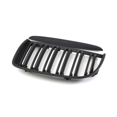 Car Accessory Carbon Look Dual Slat Front Bumper Mesh Shutter Grille Car Front Grille Fit for BMW 3Series E90 2005-2007