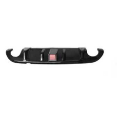 Auto Parts Wholesale Car Rear  Bumper Rear Diffuser with Light for Infiniti Q50/Q50L 2014-2017 Gloss Black/Carbon Look