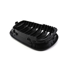 Gloss Black Dual Slat Decorative Front Bumper Mesh Cover Grille Car Front Grille Fit for BMW 3Series E46 2002-2004,www.hongyangcorp.com,Gloss Black Dual Slat Decorative Front Bumper Mesh Cover Grille Car Front Grille Fit for BMW 3Series E46 2002-2004