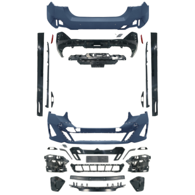 Auto Spare Parts Car Front Bumper Assy Grille Front Lip Spoiler Bodykit for BMW 5Series G60 G68 Modified to M-Tech 2024