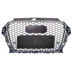 Car Auto Spare Parts Bodykit Grille for Audi A3 Upgrade to RS3 Silver 2014 2015 2016,www.hongyangcorp.com,Car Auto Spare Parts Bodykit Grille for Audi A3 Upgrade to RS3 Silver 2014 2015 2016