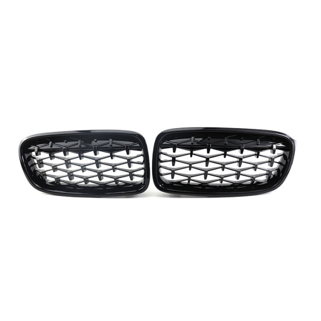 Automotive Body Kits Diamond Black Front Bumper Mesh Grille Car Front Grille Fit for BMW 3Series F30 2012,www.hongyangcorp.com,Automotive Body Kits Diamond Black Front Bumper Mesh Grille Car Front Grille Fit for BMW 3Series F30 2012
