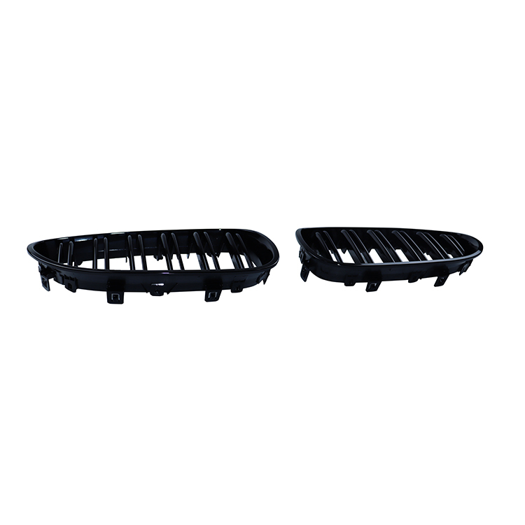 Auto Parts Gloss Black Dual Slat OEM Universal Front Bumper Mesh Grille Car Front Grille Fit for BMW Series 5 E60 2003-2010,www.hongyangcorp.com,Auto Parts Gloss Black Dual Slat OEM Universal Front Bumper Mesh Grille Car Front Grille Fit for BMW Series 5 E60 2003-2010