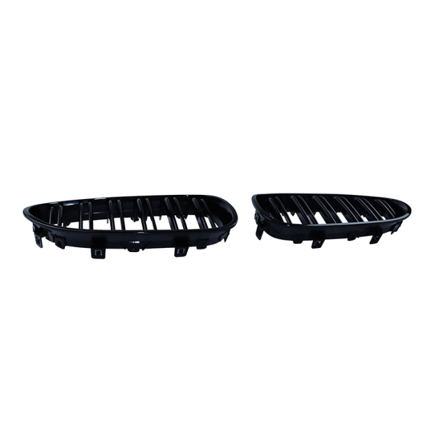 Auto Parts Gloss Black Dual Slat OEM Universal Front Bumper Mesh Grille Car Front Grille Fit for BMW Series 5 E60 2003-2010,www.hongyangcorp.com,Auto Parts Gloss Black Dual Slat OEM Universal Front Bumper Mesh Grille Car Front Grille Fit for BMW Series 5 E60 2003-2010