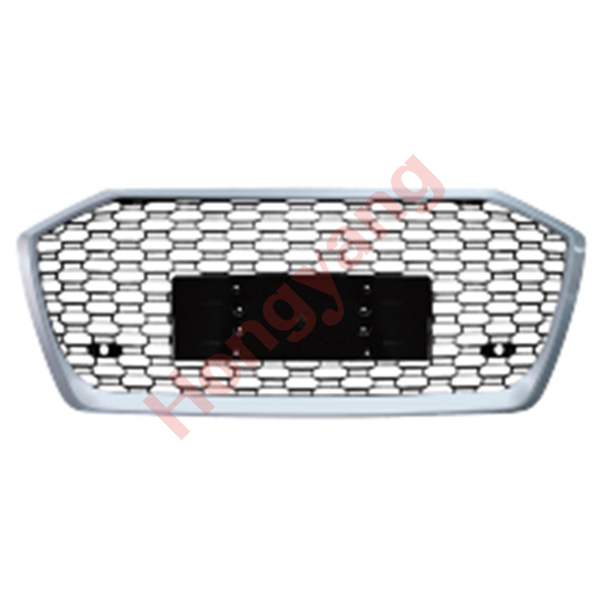 Car Auto Spare Parts Bodykit Grille for Audi A6 Upgrade to RS6 Silver 2019 2020 2021 2022 2023 2024,www.hongyangcorp.com,Car Auto Spare Parts Bodykit Grille for Audi A6 Upgrade to RS6 Silver 2019 2020 2021 2022 2023 2024