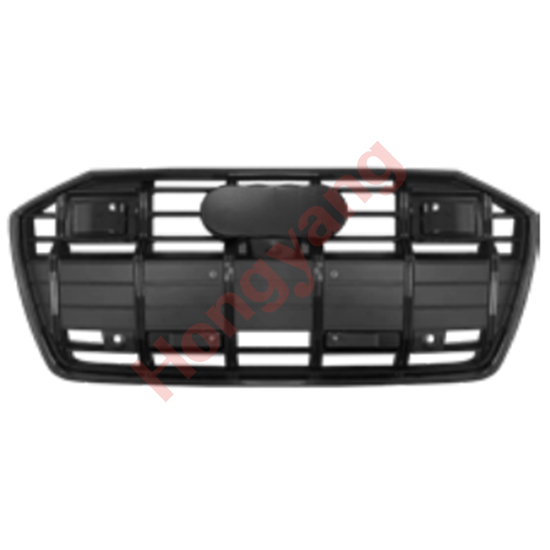 Car Auto Spare Parts Bodykit Grille for Audi A6 Upgrade to S6 Glossy Black Frame/Black Strip/ACC 2019 2020 2021 2022 2023 2024,www.hongyangcorp.com,Car Auto Spare Parts Bodykit Grille for Audi A6 Upgrade to S6 Glossy Black Frame/Black Strip/ACC 2019 2020 2021 2022 2023 2024