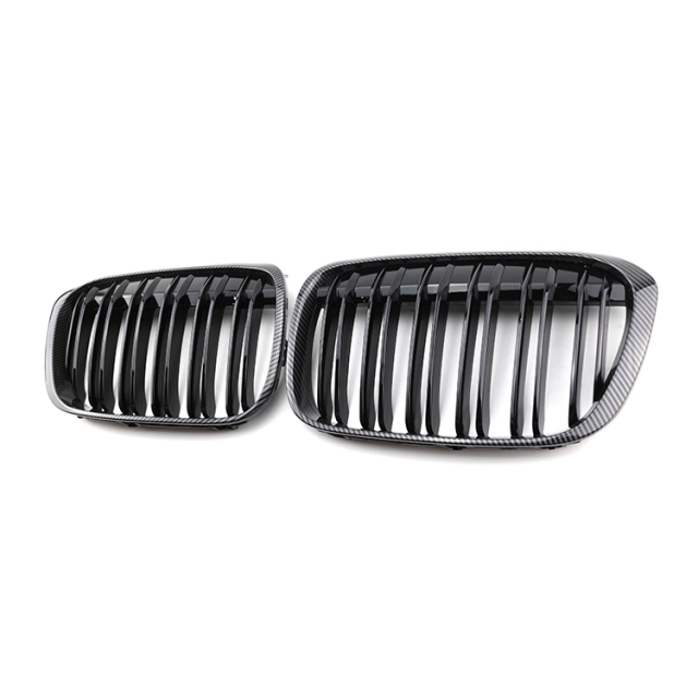 Vehicle Spare Parts Auto Parts Double Slat Gloss/Matte Black Car Front Grille for BMW X1 Series F48 F49 16-19
