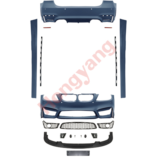 Car Body Kit Rear Bumper Car Front Bumper for BMW 3Series E90 Modified to M4 2009-2012 With Fog Lamp Hole Style,www.hongyangcorp.com,Car Body Kit Rear Bumper Car Front Bumper for BMW 3Series E90 Modified to M4 2009-2012 With Fog Lamp Hole Style