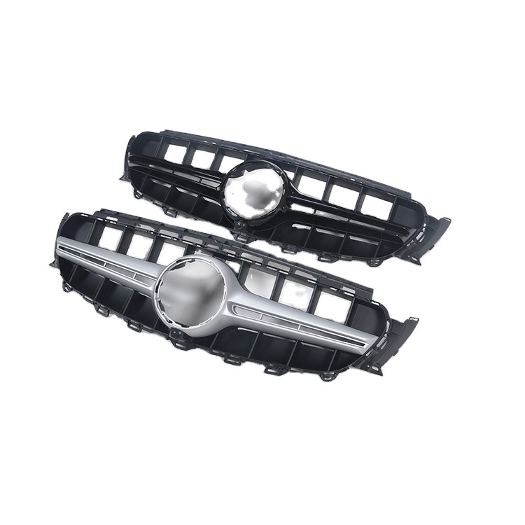 Black / Silver Front Bumper Grille for Mercedes Benz Class E W213 AMG 2016-2020 Front Grille,www.hongyangcorp.com,Black / Silver Front Bumper Grille for Mercedes Benz Class E W213 AMG 2016-2020 Front Grille