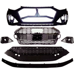 Car Auto Spare Parts  Bodykit Front Bumper Assy for Audi A4 Upgrade to RS4 Sport Car 2021 2022 2023 2024,www.hongyangcorp.com,Car Auto Spare Parts  Bodykit Front Bumper Assy for Audi A4 Upgrade to RS4 Sport Car 2021 2022 2023 2024