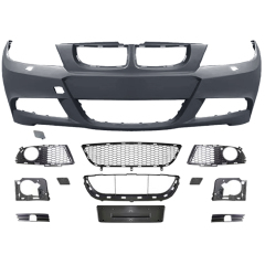 Car Body Kit Front Bumper Assy for BMW 3Series E90 Modified to M-Tech 2005-2008 With Fog Lamp Hole Style,www.hongyangcorp.com,Car Body Kit Front Bumper Assy for BMW 3Series E90 Modified to M-Tech 2005-2008 With Fog Lamp Hole Style