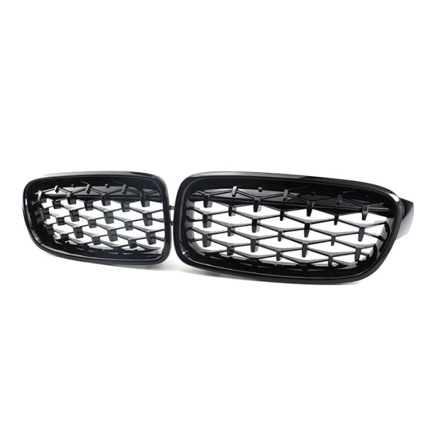 Car Auto Parts Diamond Black Front Bumper Mesh Shutter Grille Car Front Grille Fit for BMW 3Series F30 2012,www.hongyangcorp.com,Car Auto Parts Diamond Black Front Bumper Mesh Shutter Grille Car Front Grille Fit for BMW 3Series F30 2012