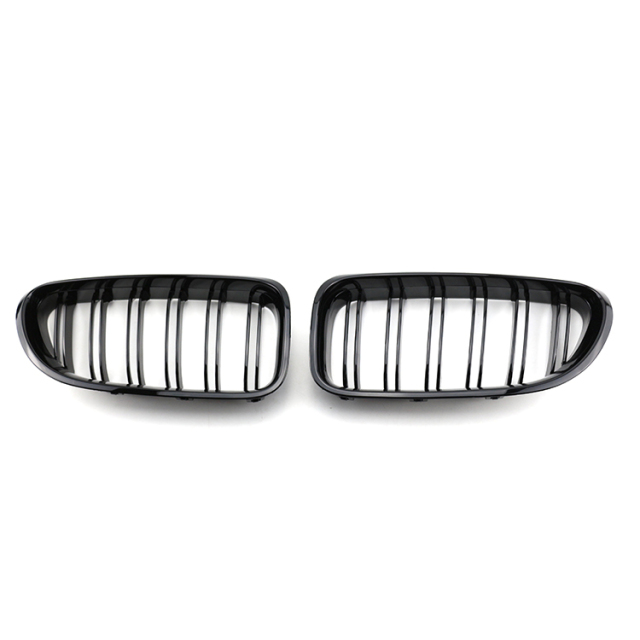 Wholesale Car Parts Double Slat Carbon Look/M Color Front Bumper Mesh Grille Car Grille for BMW 6  Series  F12/F06 2012-2016
