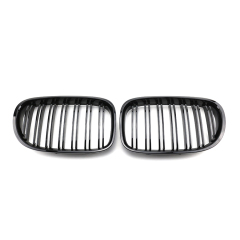 Double Slat Gloss Black