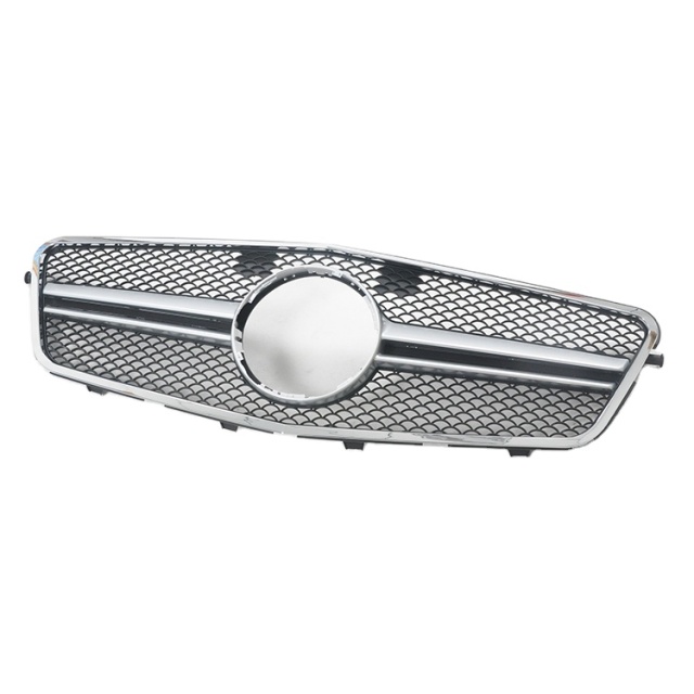 Good Quality ABS W212 Front Grille for Mercedes Benz E Class AMG 2009-2013 Silver / Black Bumper Cover Grille,www.hongyangcorp.com,Good Quality ABS W212 Front Grille for Mercedes Benz E Class AMG 2009-2013 Silver / Black Bumper Cover Grille