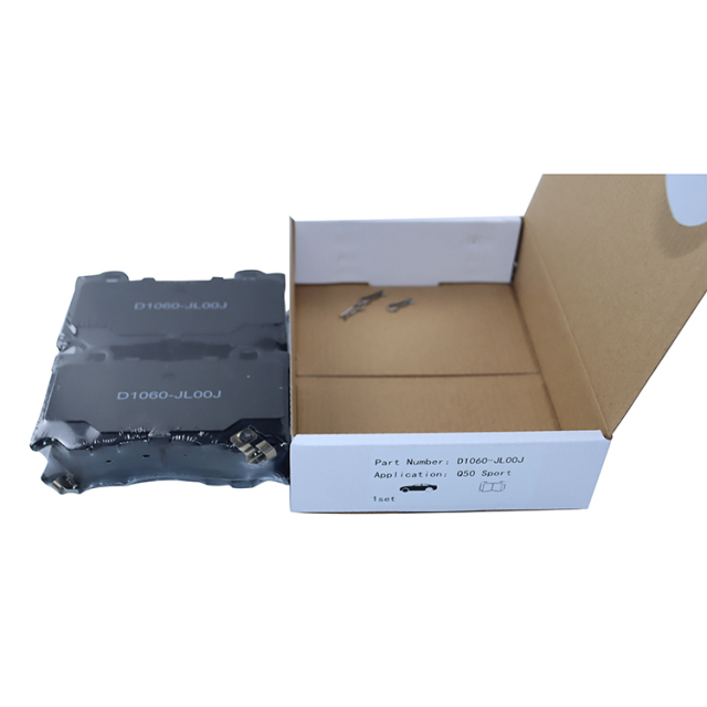 Hot Sale High Quality Ceramic Front Rear Brake Pad Manufacturer Car Auto Body Spare Parts for Infiniti Q50 Sport D1060-JL00J