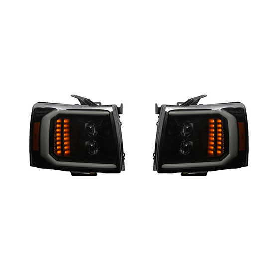 Car Body Kits Headlight 2 Halogen Lens White Day Light Matte Black & Chrome Plated Decorative Frame for Chevrolet GMC 2007-2013,www.hongyangcorp.com,Car Body Kits Headlight 2 Halogen Lens White Day Light Matte Black & Chrome Plated Decorative Frame for Chevrolet GMC 2007-2013