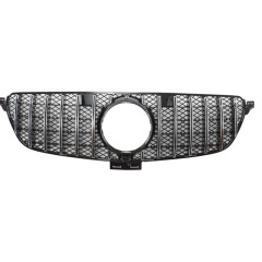Car Accessories Car Grille for Mercedes Benz GLE W166 2016-2019 Diamond GTR Black Silver,www.hongyangcorp.com,Car Accessories Car Grille for Mercedes Benz GLE W166 2016-2019 Diamond GTR Black Silver