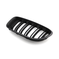 Car Body Parts Easy Installation Auto Front Bumper Grille for BMW 6 Series F12 F06 Double Slat Matte Black Replacement