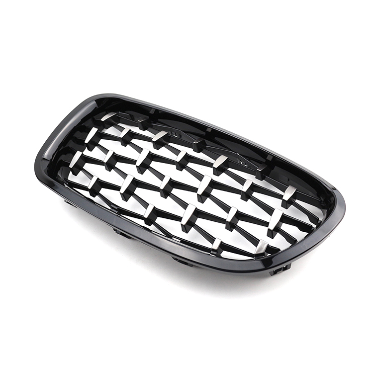 Automotive Accessories Diamond Black Front Bumper Mesh Radiator Grille Car Front Grille Fit for BMW Series 5 F10 2010-2017,www.hongyangcorp.com,Automotive Accessories Diamond Black Front Bumper Mesh Radiator Grille Car Front Grille Fit for BMW Series 5 F10 2010-2017