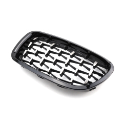 Automotive Accessories Diamond Black Front Bumper Mesh Radiator Grille Car Front Grille Fit for BMW Series 5 F10 2010-2017,www.hongyangcorp.com,Automotive Accessories Diamond Black Front Bumper Mesh Radiator Grille Car Front Grille Fit for BMW Series 5 F10 2010-2017