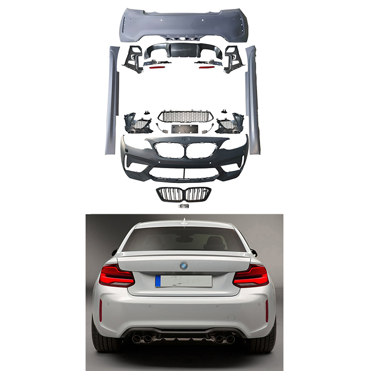 Good Quality Car Accessories M2C Style Front Rear Bumper Side Skirts Grill Body Kits for BMW 2 Series F22 to M2C 2014-2021,www.hongyangcorp.com,Good Quality Car Accessories M2C Style Front Rear Bumper Side Skirts Grill Body Kits for BMW 2 Series F22 to M2C 2014-2021