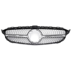 Facelift Kit Car Bumper Grille for Mercedes Benz Class C W205 2019-IN Diamond/GTR Style,www.hongyangcorp.com,Facelift Kit Car Bumper Grille for Mercedes Benz Class C W205 2019-IN Diamond/GTR Style