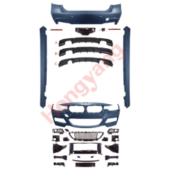 Car BodyKit Rear Diffuser Front Bumper Grille for BMW 3Series F30 F35 2013-2018 Modified to M-Tech 2013-2018,www.hongyangcorp.com,Car BodyKit Rear Diffuser Front Bumper Grille for BMW 3Series F30 F35 2013-2018 Modified to M-Tech 2013-2018