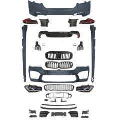 Auto Parts Car Front Bumper Assy Grille Front Lip Bodykit for BMW 5 Series G30 G38 2018-2020 Modified to M5 2021-2023 Old to New
