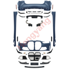 Auto Spare Parts Car Front Bumper Assy Grille Rear Diffuser Hood Bodykit for BMW 4 Series G22 G23 G26 Modified to M4 2020-2023