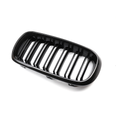 Auto Modified Carbon Look Dual Slat Repair Front Bumper Mesh Grille Car Front Grille Fit for BMW Series X5 F15 2013-2018,www.hongyangcorp.com,Auto Modified Carbon Look Dual Slat Repair Front Bumper Mesh Grille Car Front Grille Fit for BMW Series X5 F15 2013-2018