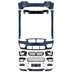 Auto Car Front Bumper Bodykit for BMW 5Series F10 F18 2011-2017 Modified to G30 G38 M5 2021-2023 Old to New/No Need Change Lamps
