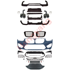 Car Auto Spare Parts Grille Front Lip Spoiler Bodykit for BMW X4 Series G02 Modified to X4M 2018-2021,www.hongyangcorp.com,Car Auto Spare Parts Grille Front Lip Spoiler Bodykit for BMW X4 Series G02 Modified to X4M 2018-2021