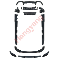 Car Auto Spare Parts Grille Front Lip Spoiler Bodykit for BMW X4 Series G02 Modified to X4  Black Samurai 2022+,www.hongyangcorp.com,Car Auto Spare Parts Grille Front Lip Spoiler Bodykit for BMW X4 Series G02 Modified to X4  Black Samurai 2022+