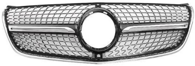 Auto Parts Front Bumper Grille Diamond Style Grille Mesh Replacement Car Gille for Mercedes-Benz  Class V  V260  2016-2020,www.hongyangcorp.com,Auto Parts Front Bumper Grille Diamond Style Grille Mesh Replacement Car Gille for Mercedes-Benz  Class V  V260  2016-2020