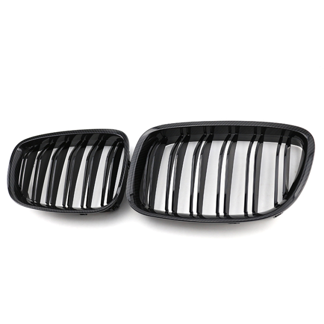 Car Exterior Accessories Car Bumper Grille Double Slat Gloss/Matte Black Carbon Look for BMW 5 Series F07 GT Grille Cover,www.hongyangcorp.com,Car Exterior Accessories Car Bumper Grille Double Slat Gloss/Matte Black Carbon Look for BMW 5 Series F07 GT Grille Cover