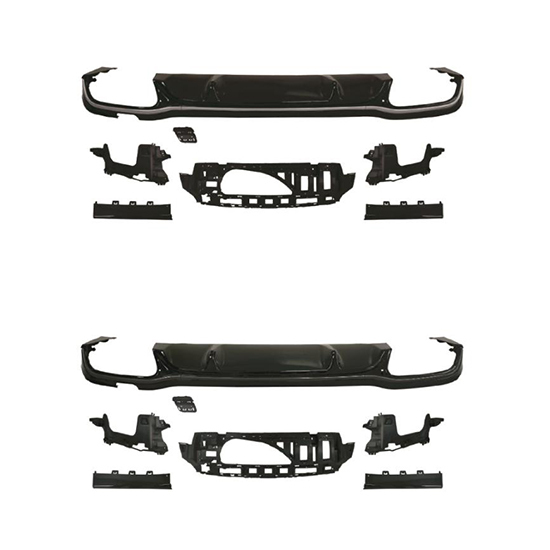 Auto Parts Car Rear Bumper Rear Diffuser for Mercedes Benz Class E W213 Upgrade to AMG63 2021-2023 Silver/Black,www.hongyangcorp.com,Auto Parts Car Rear Bumper Rear Diffuser for Mercedes Benz Class E W213 Upgrade to AMG63 2021-2023 Silver/Black