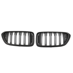 Car Parts Wholesale Car Exterior Accessories Double Slat Carbon Look Car Front Grille for BMW 6 Series G32 GT