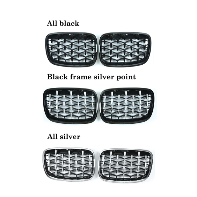 Hot Selling ABS Fully Black Kidney Grilles for BMW E70/E71 X5/X6 Models Car Front Bumper Grille,www.hongyangcorp.com,Hot Selling ABS Fully Black Kidney Grilles for BMW E70/E71 X5/X6 Models Car Front Bumper Grille