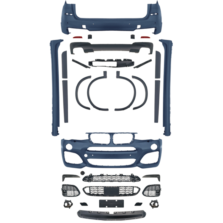 Car Auto Spare Parts Front Bumper Assy Grille Front Lip Spoiler Bodykit for BMW X3 Series F25 Modified to M-Tech 2014-2017,www.hongyangcorp.com,Car Auto Spare Parts Front Bumper Assy Grille Front Lip Spoiler Bodykit for BMW X3 Series F25 Modified to M-Tech 2014-2017