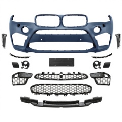 Car Auto Spare Parts Front Bumper Assy Front Lip Bodykit for BMW X6 Series F16 Modified to X6M 2014-2018,www.hongyangcorp.com,Car Auto Spare Parts Front Bumper Assy Front Lip Bodykit for BMW X6 Series F16 Modified to X6M 2014-2018
