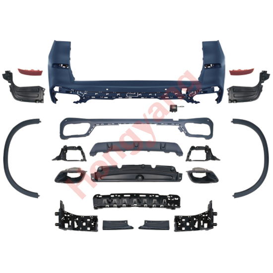 Car Auto Spare Parts Rear Bumper Assy Spoiler Bodykit for BMW X5 Series G05  Modified to M-Tech 2019-2024 Rear Bumper,www.hongyangcorp.com,Car Auto Spare Parts Rear Bumper Assy Spoiler Bodykit for BMW X5 Series G05  Modified to M-Tech 2019-2024 Rear Bumper
