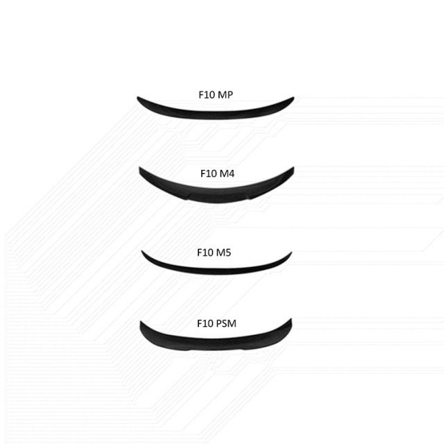 Auto Body Systems ABS Plastic Rear Trunk Spoiler Body Kit  for BMW 3 Series F10 2011-2016