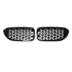 Auto Parts Kit Diamond All Black Repair Front Bumper Mesh Grille Car Front Grille Fit for BMW 5 Series G30 G38 2018-2020,www.hongyangcorp.com,Auto Parts Kit Diamond All Black Repair Front Bumper Mesh Grille Car Front Grille Fit for BMW 5 Series G30 G38 2018-2020