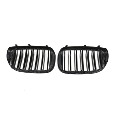 Auto Parts Matte Black Dual Slat Front Bumper Mesh Radiator Grille Car Front Grille Fit for BMW Series 7 G11 2015