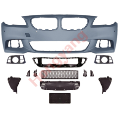 Auto Spare Parts Car Front Bumper Assy Bodykit for BMW 5Series F10 F18  Modified to M-Tech 2015-2017 With Fog Lamp