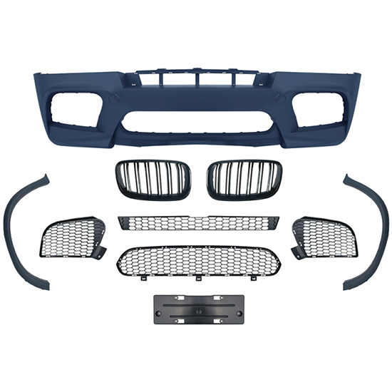 Car Auto Spare Parts Front Bumper Assy Grille Front Lip Bodykit for BMW X5 Series E70 Modified to X5M 2008-2013,www.hongyangcorp.com,Car Auto Spare Parts Front Bumper Assy Grille Front Lip Bodykit for BMW X5 Series E70 Modified to X5M 2008-2013