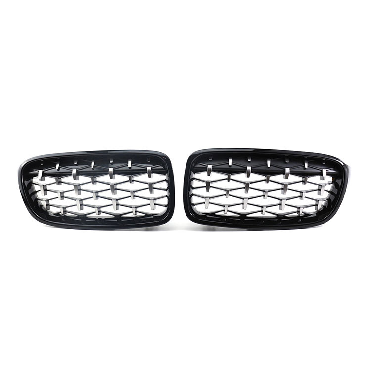 Car Grill Mesh Diamond All Black Chrome Frame With Black Chrome Point Car Front Grill for BMW 3 Series F30/F35 2012-IN 2022,www.hongyangcorp.com,Car Grill Mesh Diamond All Black Chrome Frame With Black Chrome Point Car Front Grill for BMW 3 Series F30/F35 2012-IN 2022